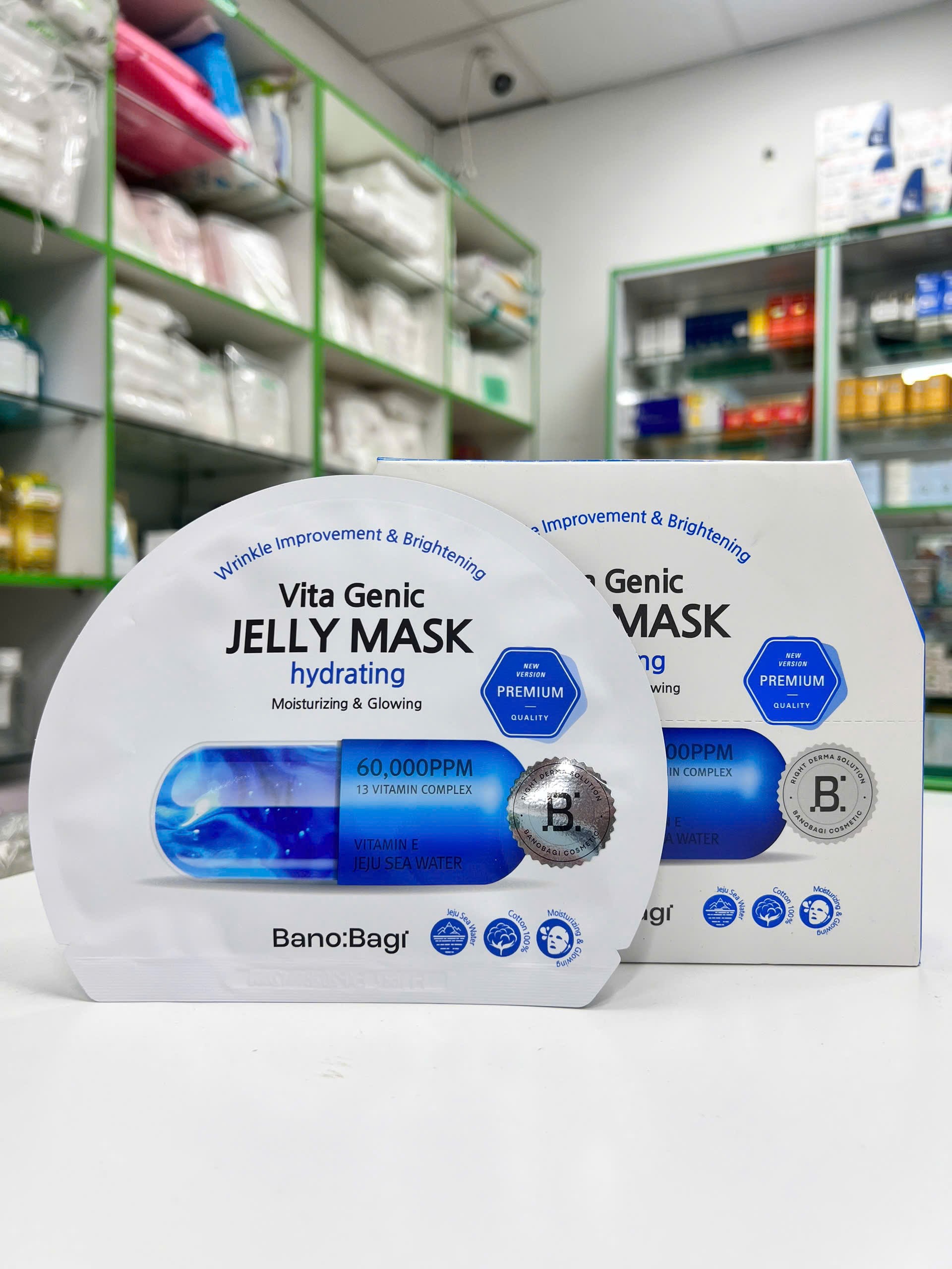 COMBO 10 Miếng Mặt Nạ Bano Bagi Vita Genic Jelly Mask Dưỡng Da Chuyên Sâu Dành Cho Mọi Loại Da 30ml — các phiên bản mask khác nhau của bộ sản phẩm